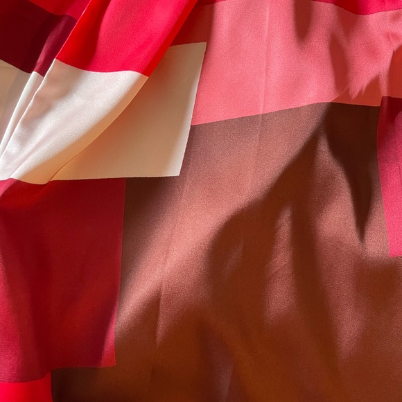 Hutch silk color block wrap dress - Picture 3 of 5